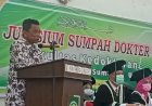 Yudisium Sumpah Dokter,  Rektor UISU : Lulusan Kedokteran Harus Utamakan Akhlak 