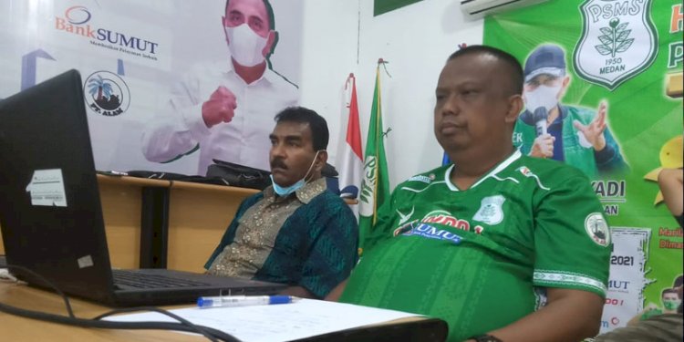 Mulyadi Simatupang mengikuti rapat virtual dengan PSSI/Ist