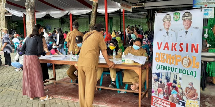 Vaksinasi Massal 'Jemput Bola' di Medan Johor/RMOLSumut