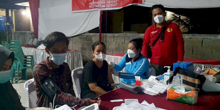 Vaksinasi massal program BIN Daerah Sumatera Utara/Ist