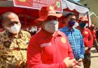 Kabinda Sumut Brigjen TNI Asep Jauhari Launching Vaksinasi Covid-19 Booster di Serdangbedagai