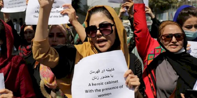  Aksi protes perempuan di Afghanistan/Net
