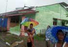 Hujan Disertai Angin Puting Beliung Rusak 39 Rumah di Binjai