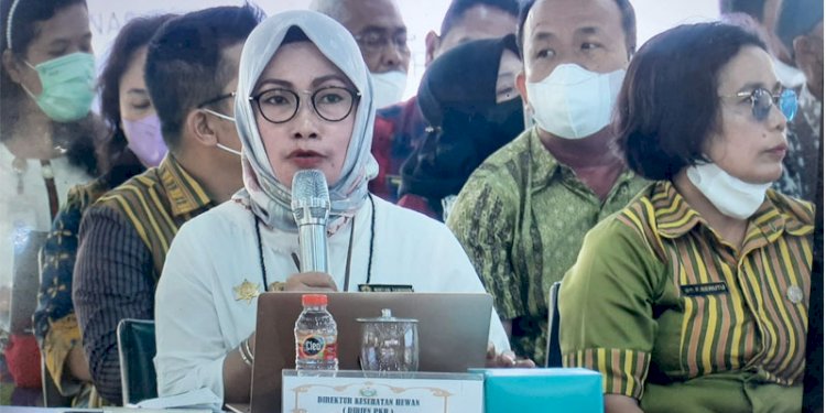 Direktur Kesehatan Hewan Ditjen Peternakan dan Kesehatan Hewan Kementerian Pertanian RI, Nuryani Zainuddin/RMOLSumut