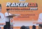 Dari Rakerda PKS Medan, H Kasman Lubis Minta Pemko Medan Wujudkan Islamic Center