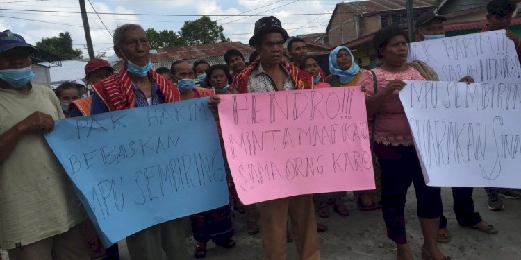 Warga Karo dukung pembebasan Mpu Sembiring/RMOLSumut