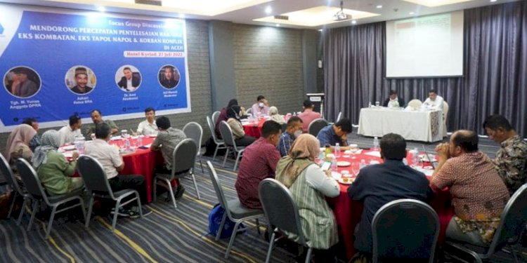  FGD tentang penyelesaian hak eks kombatan, tapol-napol, dan korban konflik di Aceh/RMOL Aceh.