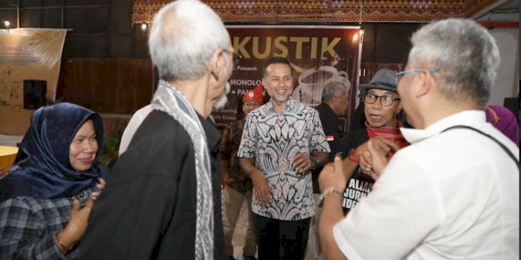 Musa Rajekshah menghadiri kopikustik KSBN di Medan/Ist