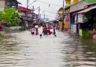 Ribuan Rumah Terendam Banjir Rob di Belawan