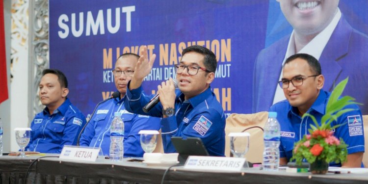 Ketua DPD Demokrat Sumater Utara, M Lokot Nasution/Ist