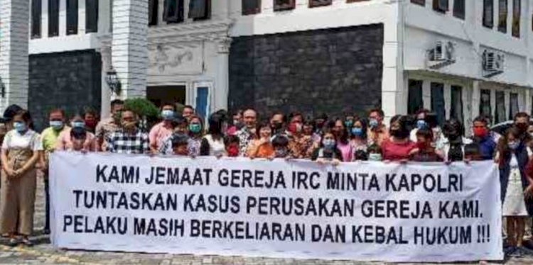 Foto jemaat Gereja IRC Medan/Ist