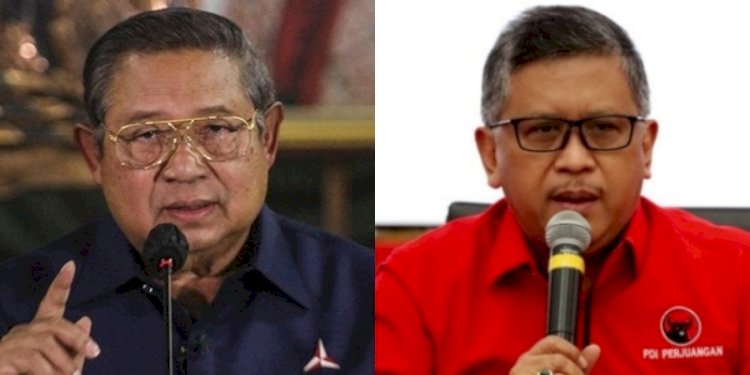 SBY dan Hasto Kristiyanto/Net