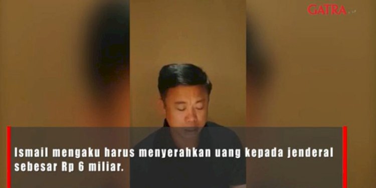 angkapan layar pengakuan Ismail Bolong terkait aktivitas pertambangan ilegal/Repro