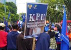 Partai Buruh dan Prima Geruduk Kantor KPU RI Jelang Penetapan Parpol Peserta Pemilu 2024