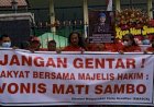 Pemuda Batak Bersatu Demo PN Jaksel, Minta Sambo Divonis Mati