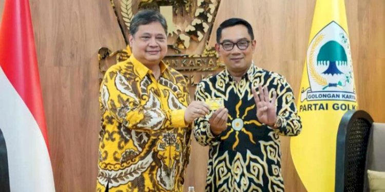  Airlangga Hartarto dan Ridwan Kamil/Ist