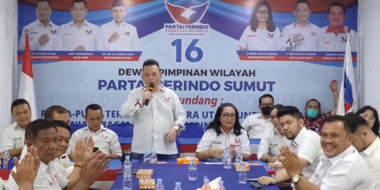 Ketua DPW Perindo Sumut, Rudi Zulham Hasibuan/Ist