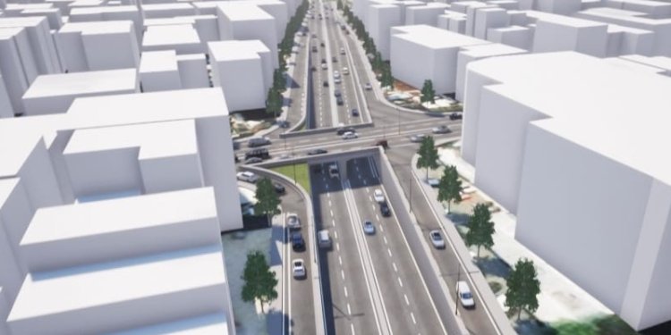 Desain Underpass yang akan dibangun Pemko Medan di Medan Tahun 2023/Ist