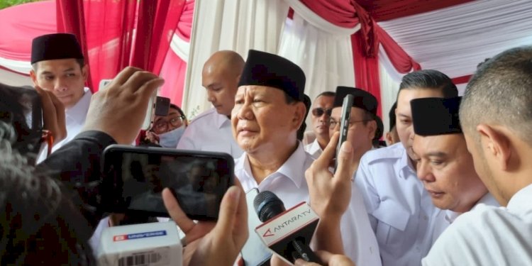   Ketua Umum Partai Gerindra, Prabowo Subianto saat HUT ke-15 Partai Gerindra di Kantor DPP Partai Gerindra, Jalan Raya Ragunan, Senin (6/2)/RMOL
