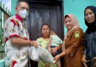 Jenguk Penderita Stunting, Wong Cun Sen Serahkan Bantuan Vitamin di Medan