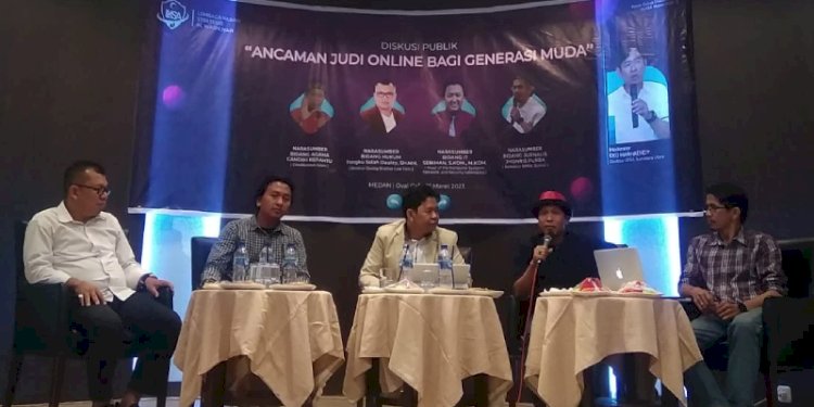 Diskusi 'Ancaman Judi Online bagi Generasi Muda' di Opal Coffee, Medan/Ist