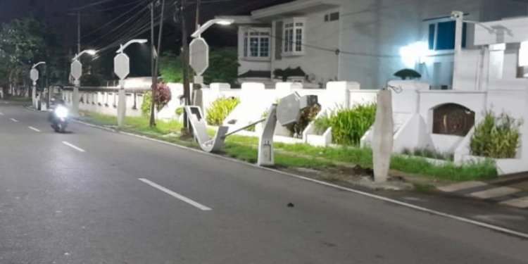 Lampu Jalan di Kota Medan/Ist