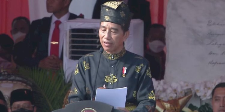  Presiden Republik Indonesia menjadi inspektur upacara Hari Lahir Pancasila di Monas, Kamis (1/6)/Net