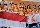 Diisi Atlet Asal Medan, Kontingen Indonesia Juara Kedua The 2nd Asia Shaolin Games Singapura 2023