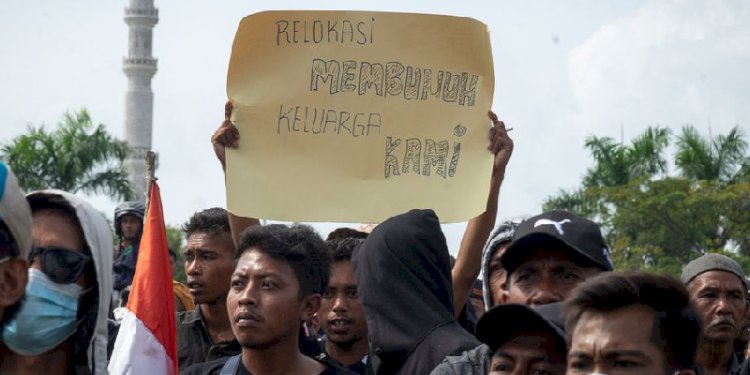 Warga Melayu Rempang menolak reloksi/Ist