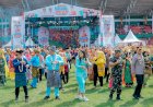 Tarian Multietnis Rekor MURI Tandai Peringatan Hari Guru di Medan